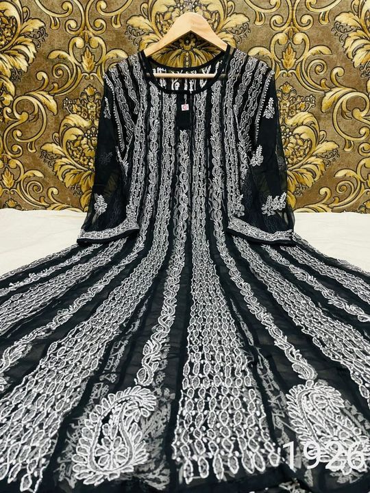 Georgette_chikankari__anarkali