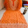 Georgette_keel_jaal_chikankari_kurti
