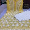 Georgette_machine_work_chikankari_kurti