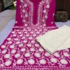 Georgette_machine_work_chikankari_kurti