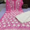 Georgette_machine_work_chikankari_kurti