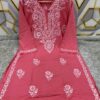 Rayon_dyed_chikankari_kurti
