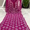 Georgette_chikankari_tepachi_jaal_kurti
