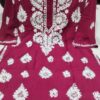 Rayon_gala_buti_chikankari_kurti