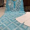 Georgette_chikankari_barfi_jaal_kurti