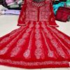 Georgette_rose_chikankari_gown