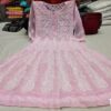 Georgette_rose_chikankari_gown