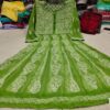 Georgette_rose_chikankari_gown