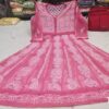 Georgette_rose_chikankari_gown