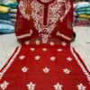 Georgette__chikankari_kurti