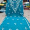 Georgette__chikankari_kurti