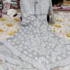 Georgette_bell_sleeves_layer_chikankari_gown