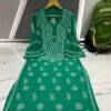 Georgette_bell_sleeves_gala_buti_chikankari_kurti