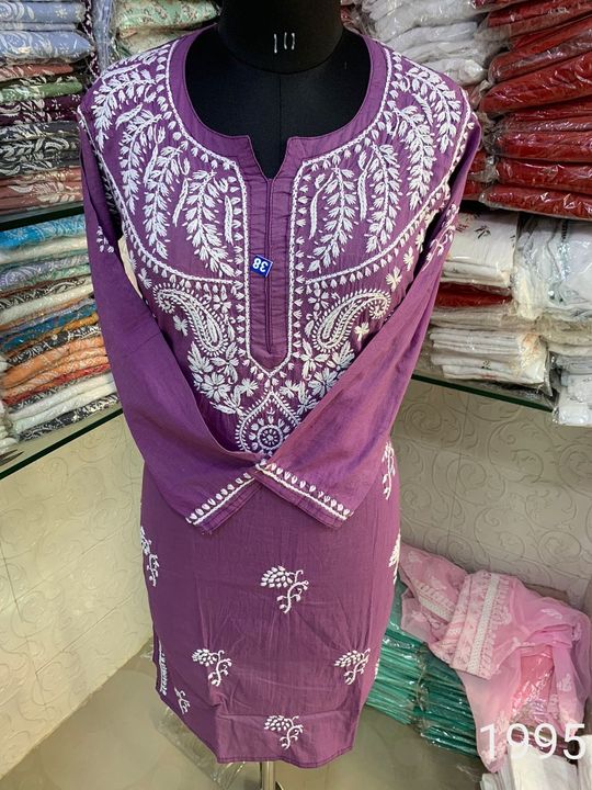 Cotton_chikankari_kurti