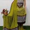 *Top_-_Ajrakh_Neck_And_Daman_Rayon_Material_With_Bandhani(.mtr)