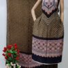 *Top_-_Ajrakh_Neck_And_Daman_Rayon_Material_With_Bandhani(.mtr)