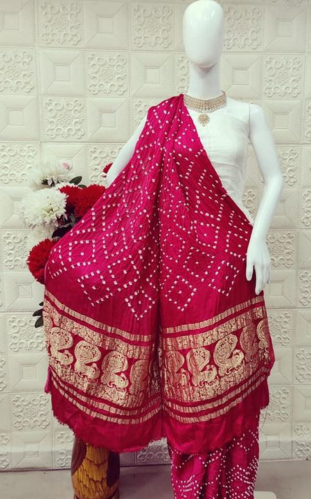 LAGADI_PATA_NAKI_WITH_bandhej___modal_ILK_saree