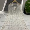 Georgette_buta_chikankari_kurti_with_mirror_work