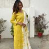 Pure_dyble_mul_brocket_Cotton_tye_nd_dye_chikankari_kurti