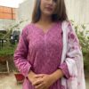 Pure_dyble_mul_brocket_Cotton_tye_nd_dye_chikankari_kurti
