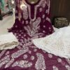 Georgette_bell_sleeves_chikankari__kurti_with_gota_work