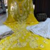 Georgette_bell_sleeves_chikankari__kurti_with_gota_work