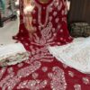 Georgette_bell_sleeves_chikankari__kurti_with_gota_work