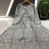 Cotton_gown_chikankari