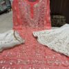 Georgette_chikankari_kurti_with_gota_work