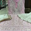 Georgette_chikankari_kurti_with_gota_work