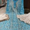 Georgette_chikankari_kurti_with_gota_work