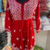 Rayon_short_chikankari_gown