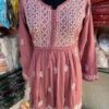 Rayon_short_chikankari_gown