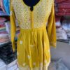 Rayon_short_chikankari_gown
