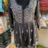 Rayon_short_chikankari_gown