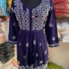 Rayon_short_chikankari_gown