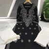 Georgette_gala_buti_chikankari_kurti