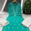 Georgette_gala_buti_chikankari_kurti