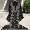 Georgette_buta_chikankari__kurti