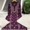 Georgette_buta_chikankari__kurti