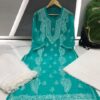 Georgette_buta_chikankari__kurti
