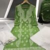 Georgette_buta_chikankari__kurti