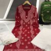 Georgette_buta_chikankari__kurti