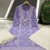 Georgette_buta_chikankari__kurti