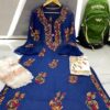 Georgette_bell_sleeves_chikankari_kurti