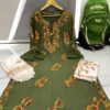Georgette_bell_sleeves_chikankari_kurti
