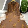 Georgette_bell_sleeves_chikankari_kurti