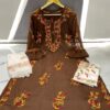 Georgette_bell_sleeves_chikankari_kurti