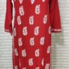 rayon_boat_neck_chikankari_kurti