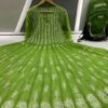 Georgette__kali_chikankari_anarkali_with_mirror_work